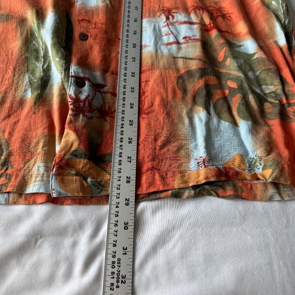 Hathaway Classics Men's Button Up Short Sleeve Rayon Tropical Hawaiian Shirt XL - Picture 13 of 14